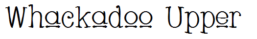 Whackadoo Upper