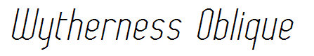 Wytherness Oblique