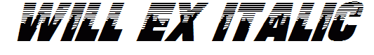 Will Ex Italic