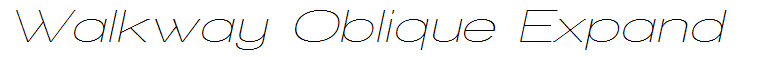 Walkway Oblique Expand 