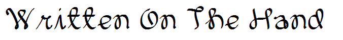 Written On The Hand