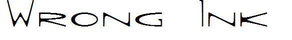 Wrong Ink 
