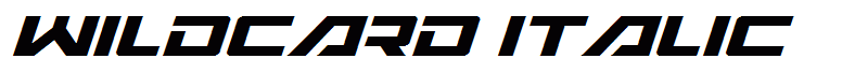 Wildcard Italic