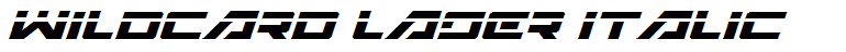 Wildcard Laser Italic