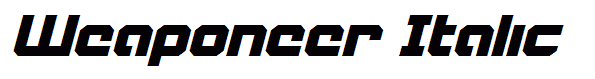 Weaponeer Italic