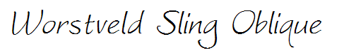 Worstveld Sling Oblique