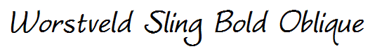 Worstveld Sling Bold Oblique