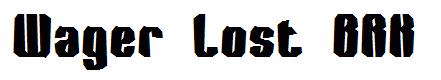 Wager Lost BRK
