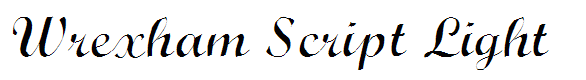 Wrexham Script Light