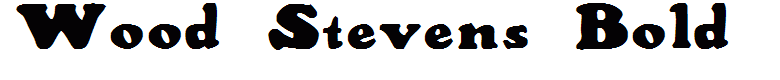 Wood Stevens Bold