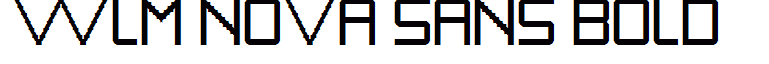 WLM Nova Sans Bold