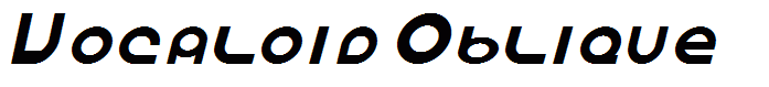 Vocaloid Oblique