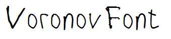 VoronovFont