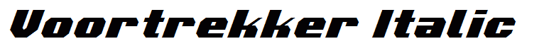 Voortrekker Italic