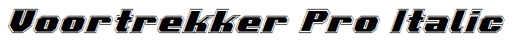 Voortrekker Pro Italic