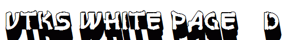 vtks white page 3d