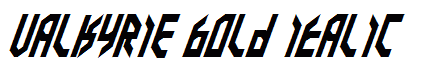 Valkyrie Bold Italic