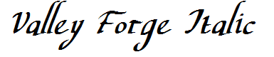 Valley Forge Italic