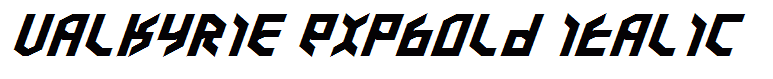 Valkyrie ExpBold Italic