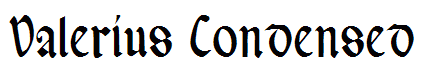 Valerius Condensed