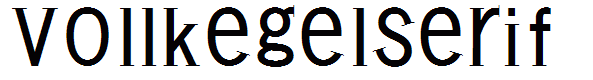 VollkegelSerif