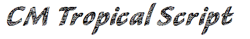 CM Tropical Script