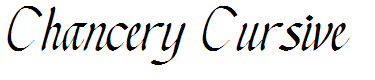 Chancery Cursive