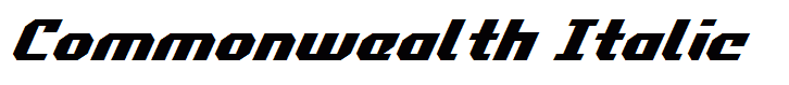 Commonwealth Italic