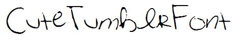 CuteTumblrFont