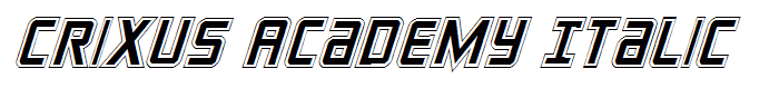 Crixus Academy Italic