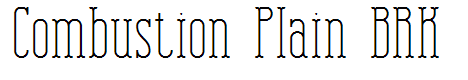 Combustion Plain BRK