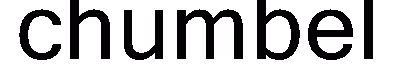 chumbel
