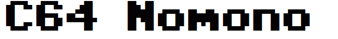 C64 Nomono
