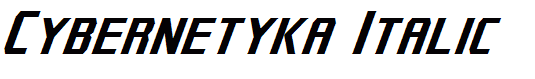 Cybernetyka Italic