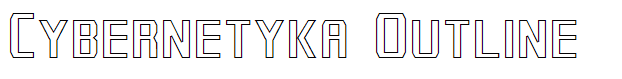 Cybernetyka Outline