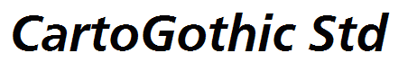 CartoGothic Std
