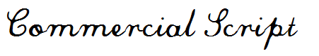 Commercial Script