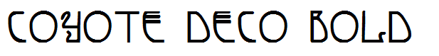Coyote Deco Bold