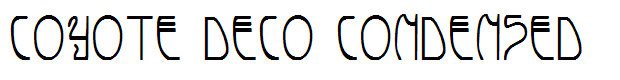 Coyote Deco Condensed