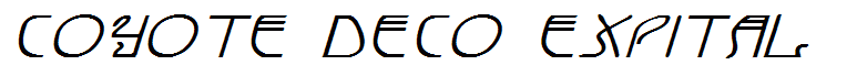 Coyote Deco ExpItal