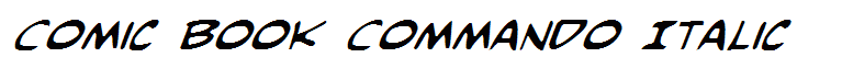 Comic Book Commando Italic