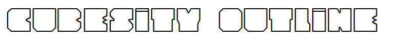 Cubesity outline