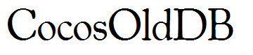 CocosOldDB