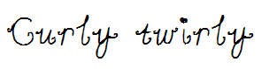 Curly twirly