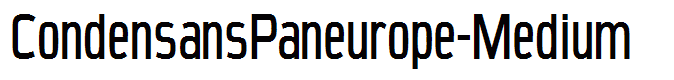 CondensansPaneurope-Medium