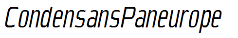 CondensansPaneurope