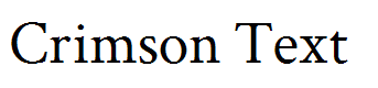 Crimson Text