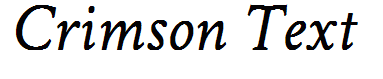 Crimson Text