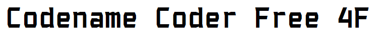 Codename Coder Free 4F