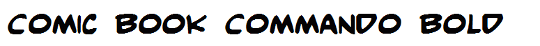 Comic Book Commando Bold